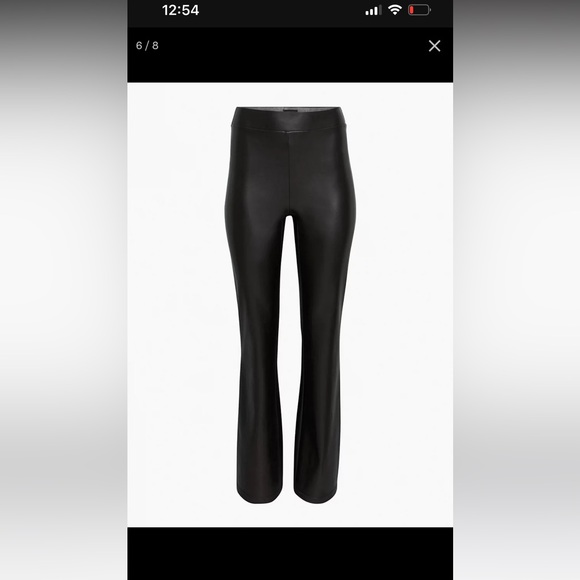 Aritzia, faux leather pants NWT - Picture 4 of 9